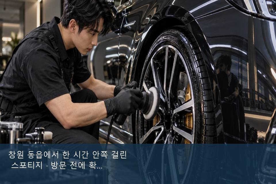 창원 동읍에서 한 시간 안쪽 걸린 스포티지 · 방문 전에 확인한 것